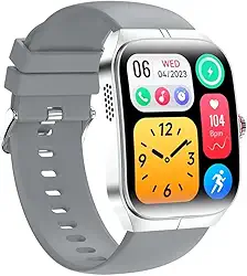 Smartwatch Lefal HK8pro tela AMOLED de 1,95 polegadas original Lefal Cold (Prata)