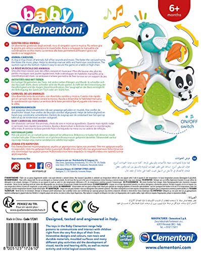Clementoni Baby - Ring En Ring Dieren - Speelgoed Voor Hoge Stoel, activiteitencentrum educatief, 6+ maanden, 17261… - Image 4