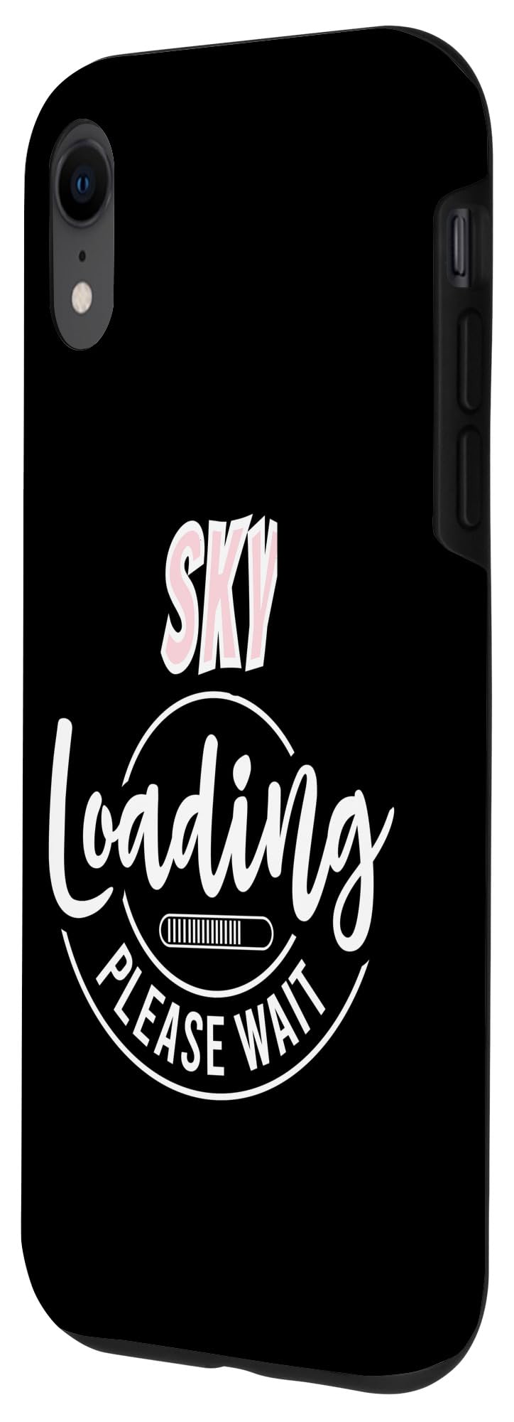 iPhone XR Sky Loading Custom Personalized Baby Shower Fun Item Case - Image 2