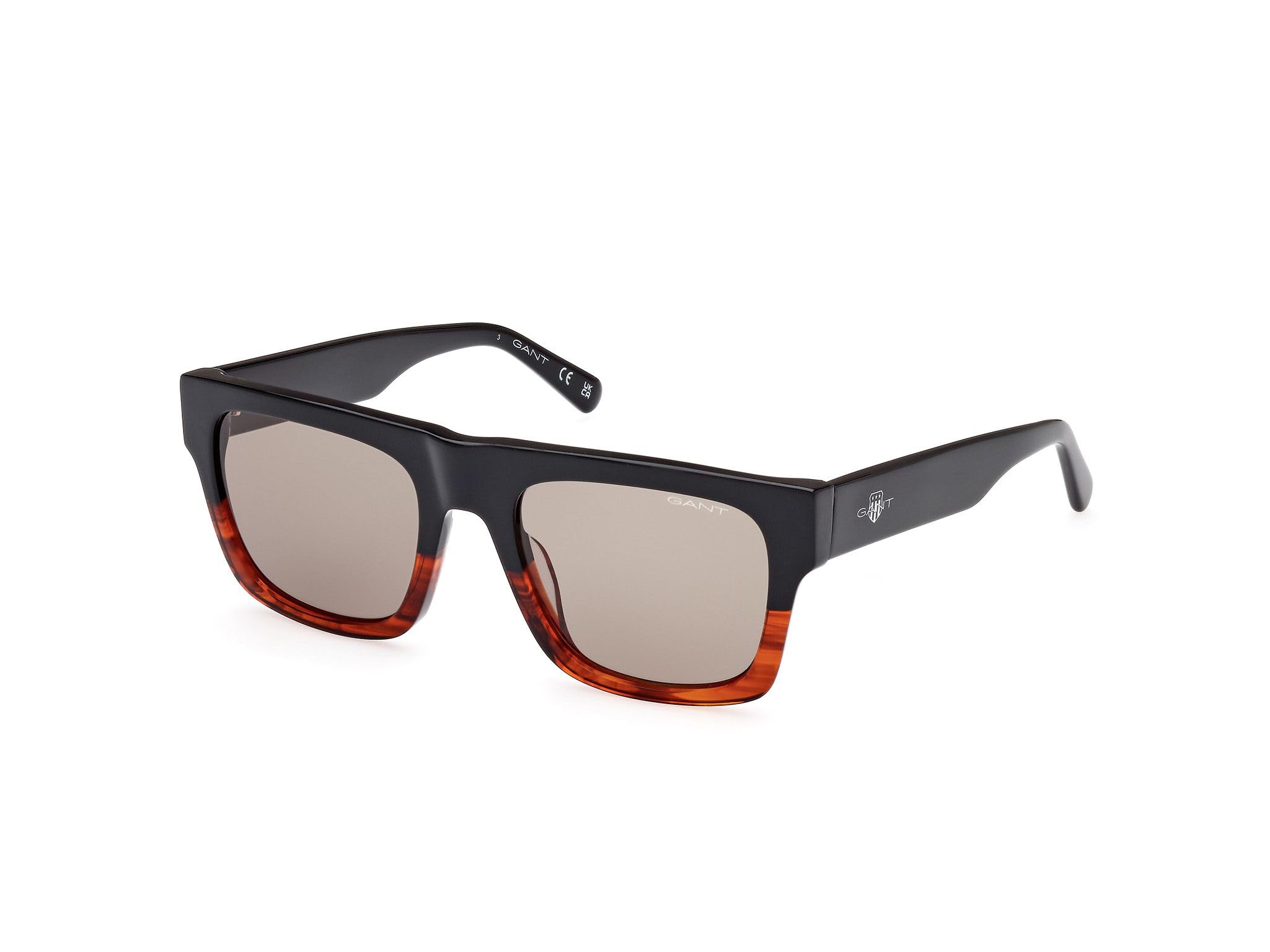 GANT GA7231 Gafas de Sol, Hombres, Black/Other (Multicolor), Talla única