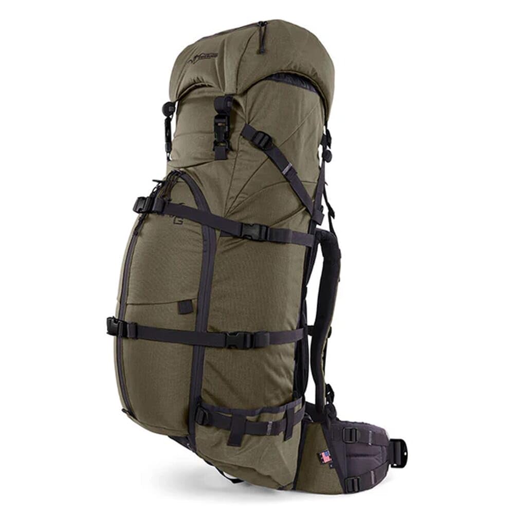 Stone Glacier Sky 5900 Pack with Krux Frame, 5900+ Cubic Inch, Ranger, Hydration Compatible, 150+ lb Load, Cordura 500, Xpac Fabric (50138-RG-L)
