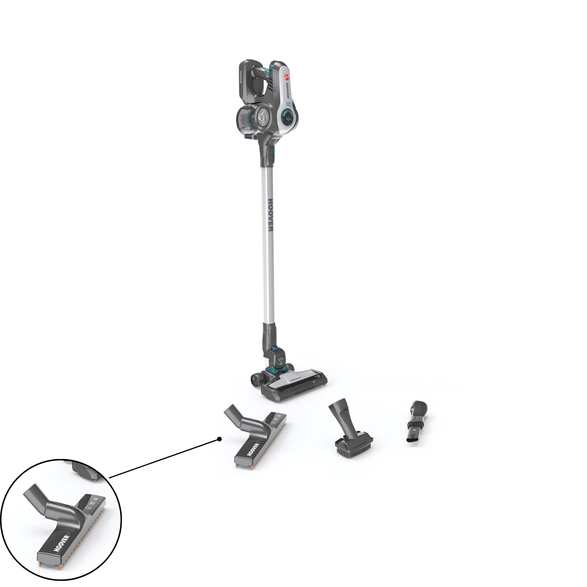 Hoover G92PC Brosse Parquet, Mixed, Poils Doux Anti-Rayure