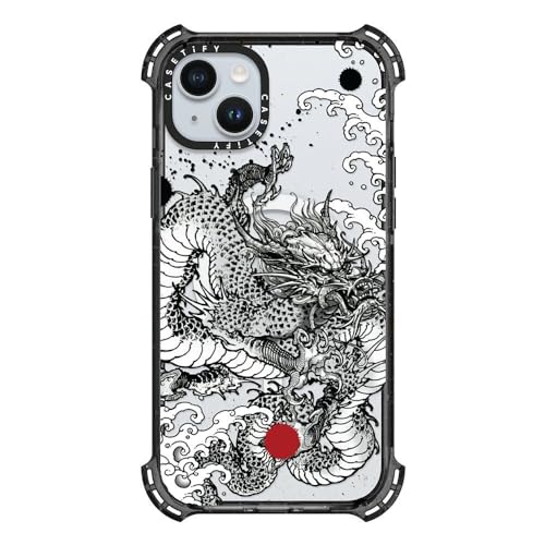 Coque iPhone 15 Plus CASETiFY Bounce antichoc de 6,5m compatible MagSafe Power Dragon - 4