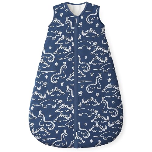Yoofoss Baby Sleeping Bag 1.5 Tog - 6-12 Months Winter Sleeping Bag Baby 100% Organic Cotton Sleep Sack for Newbron Infant Toddler Warm Soft