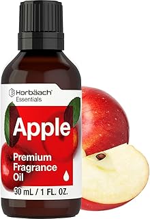 Apple Fragrance Oil | 1 Fl Oz (30ml) | Premium Grade | for Diffusers, Candle and Soap Making, DIY Projects & More | by Horbaach