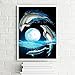 5D DIY Pintura Diamante,Full Drill Delfines Diamond Painting Cuadros por Número Kit,Kit de Pintura de Diamant Completo Puzzle,Punto de Cruz Artes Manualidades Lienzo Pared Decoración 35 * 45cm