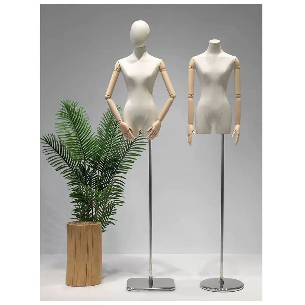 Amazon.co.jp: 4個 マネキン 上半身 トルソー レディース 着脱式