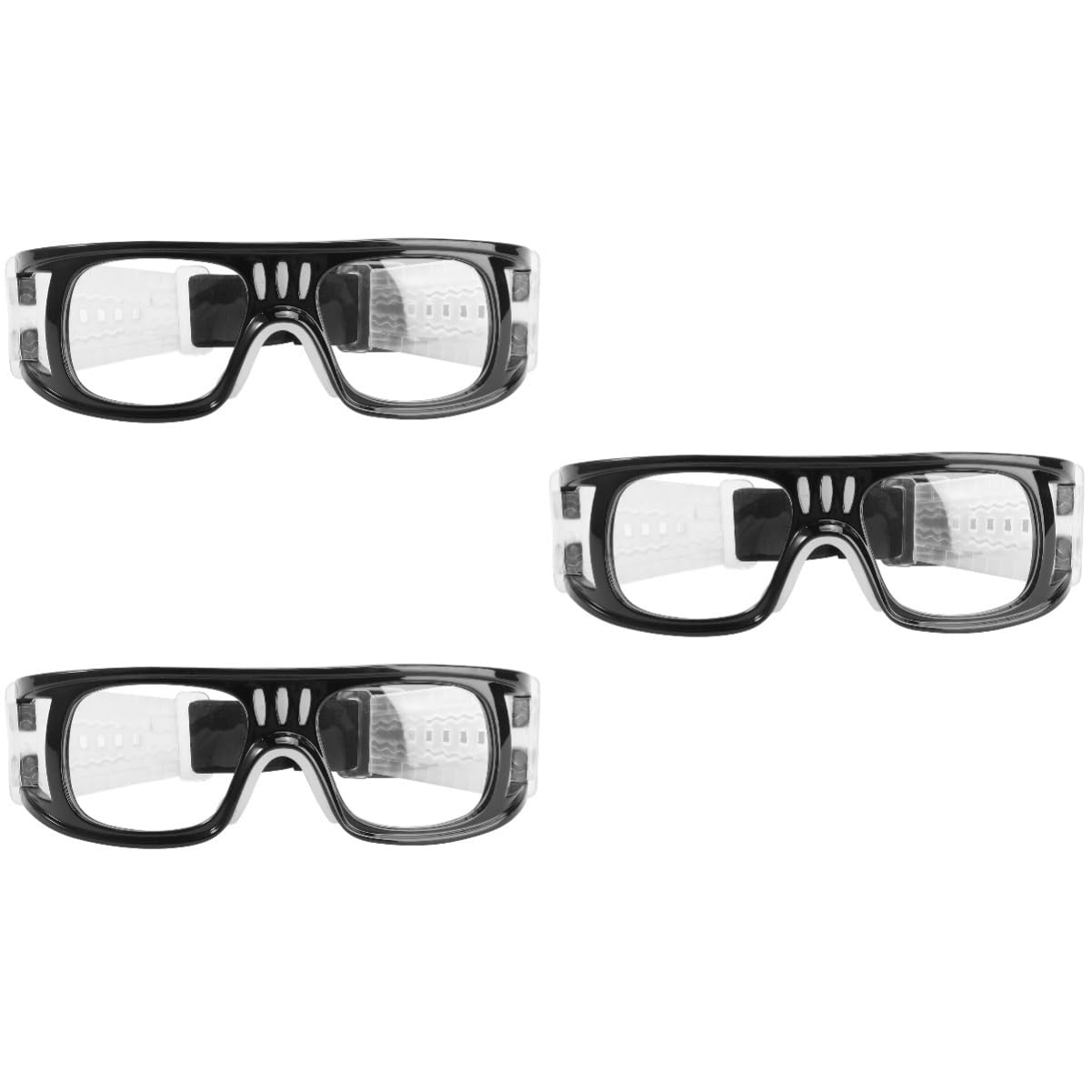 BESPORTBLE 3St Schutzbrillen Basketballbrille transparente Gläser sportgeräte Sport geräte Goggles schnapsgläser sportliche Brille Sportbrillen Augenschutz Spiel Fußball Blaue Kugel Arbeit