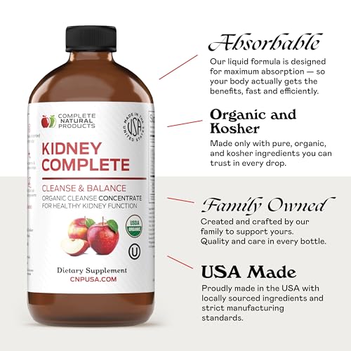 Image of CNP | Kidney Complete Liquid 16oz - ACV, Lemon, Chanca Piedra Cleanse Aid