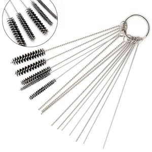 Fotn Carburetor Carbon Dirt Jet Cleaner Tool Kit 6 Cleaning Needles With 6 Brushes 5 510uyczcv3l. sl500 . ss300