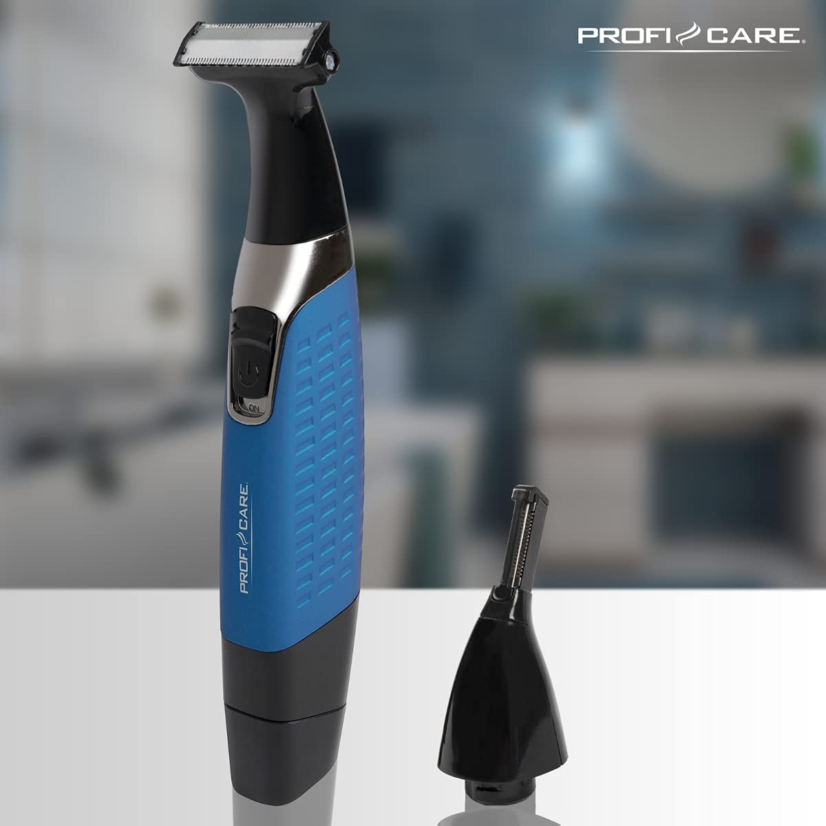 ProfiCare PC-BHT 3074 trymer do brody i włosów w uszach, 2 w 1, trymer do włosów, trymer do włosów dla mężczyzn, do stosowania na mokro i na sucho, w zestawie 5 nasadek grzebieniowych