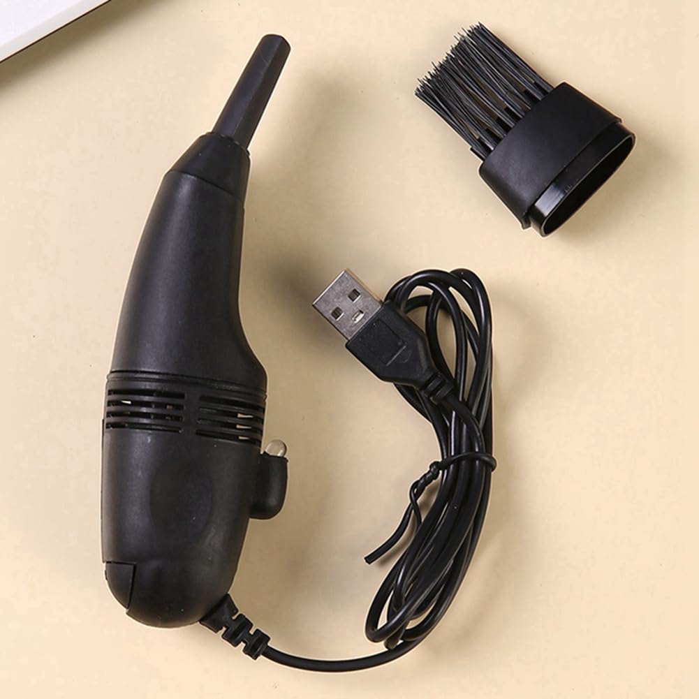 Aspirateur D'Ordinateur, Aspirateur de Clavier, Mini Aspirateur USB, Aspirateur de Machine à Coudre, Noir