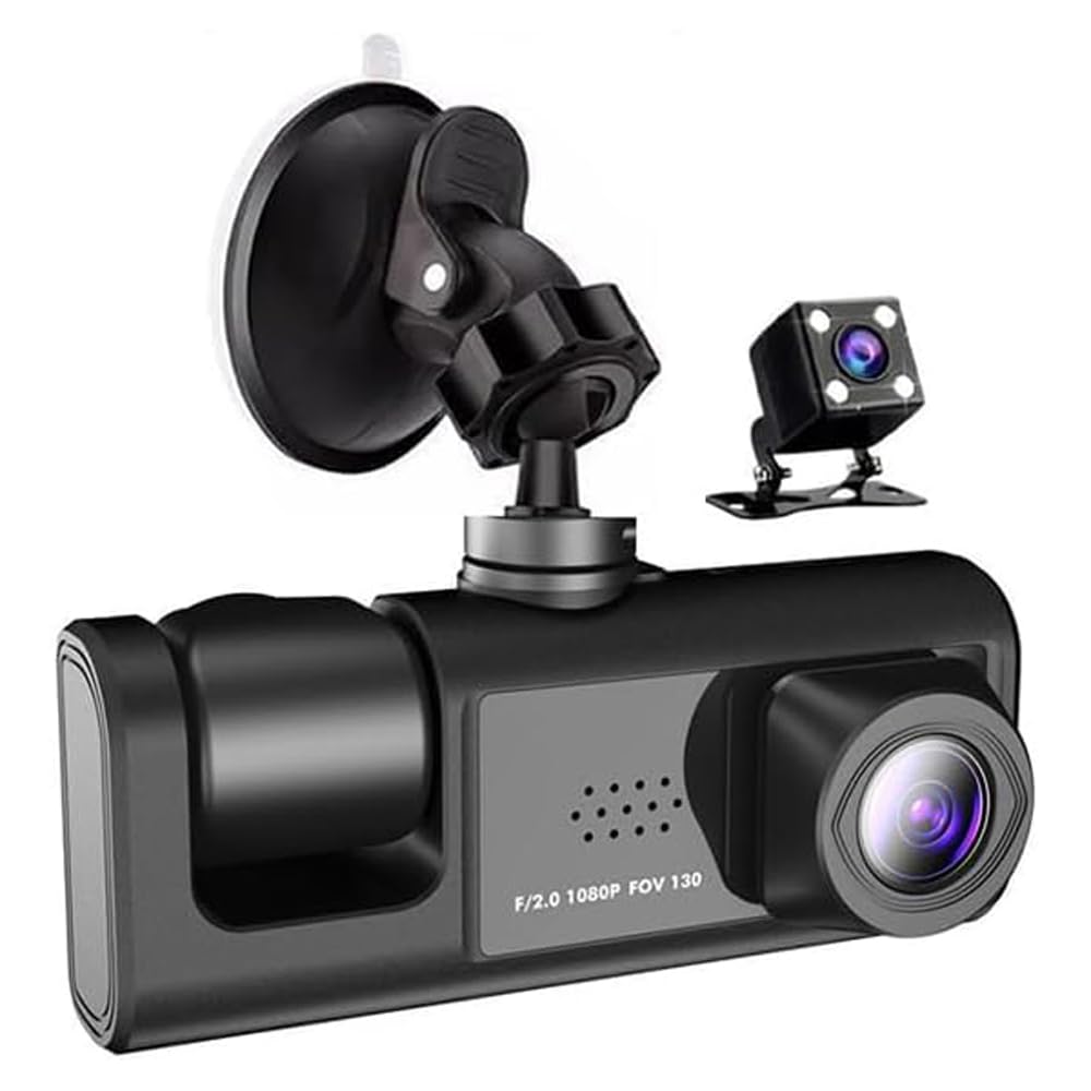 ELNas 3 Channel Dash Cam for Tesla Cybertruck 2024