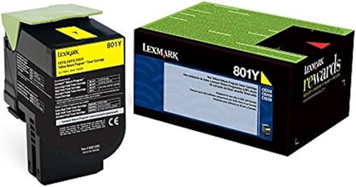 Lexmark Tóner amarillo del programa de retorno 80C10Y0