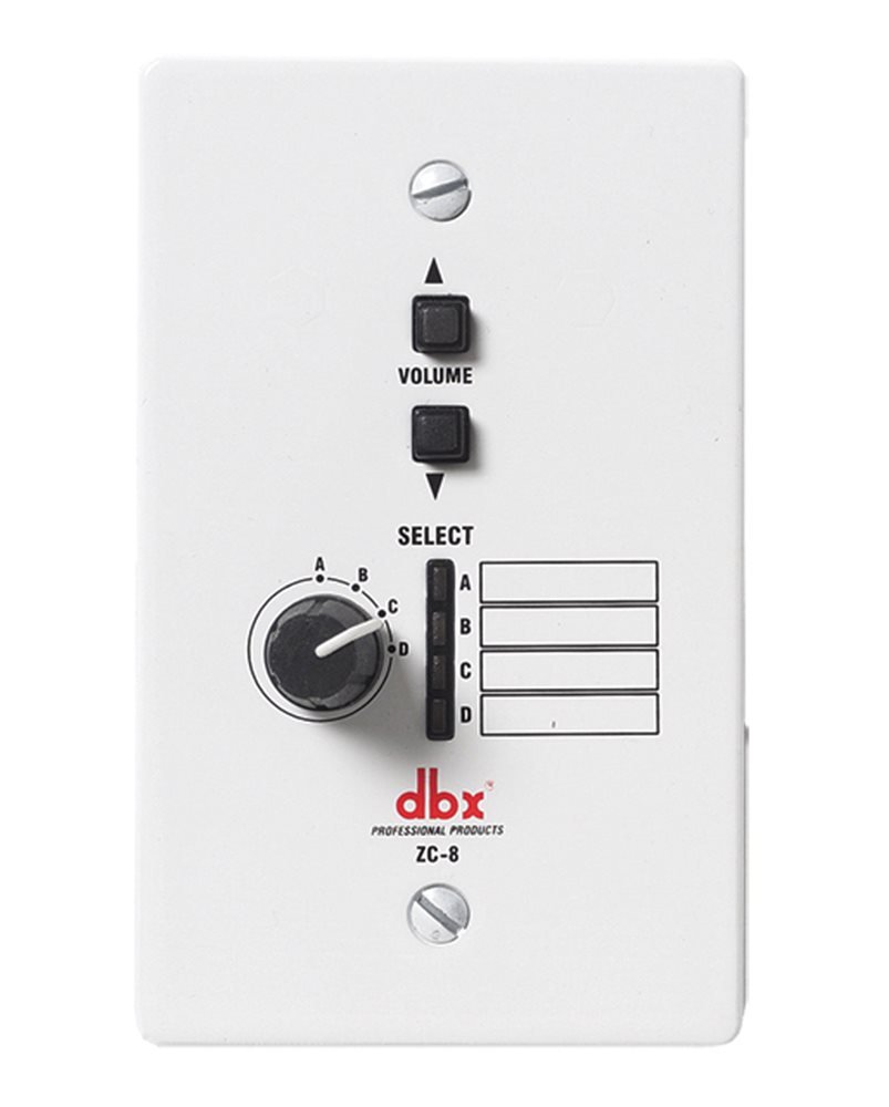 dbx ZC-8 Wall-Mounted Zone Controller