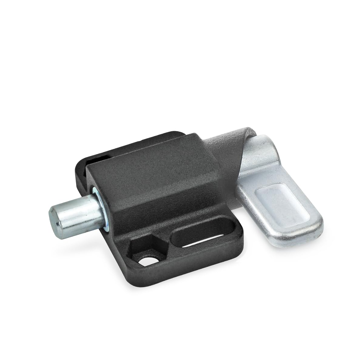 Verrou à ressort GN 722.3-10-20-L-SW Ganter noir indexable gauche 10mm