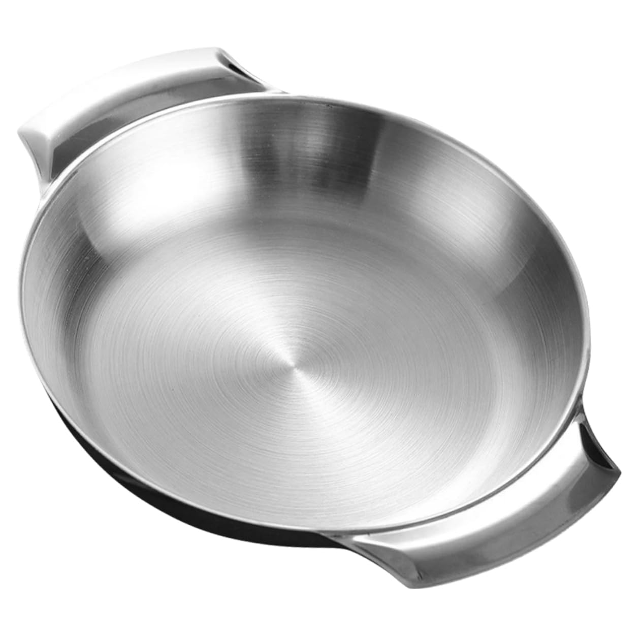 Ciieeo Food Cooking Pot Reusable Paella Pan Seafood Pot Double Handle Easy to Carry and Use