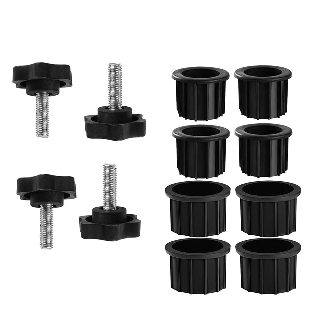 Aundhegrtt Black 12 Pcs Patio Umbrella Parasol Base Stand Hole Ring Plug Cover Umbrella Stand Replacement Part Patio Swing Chair Parts