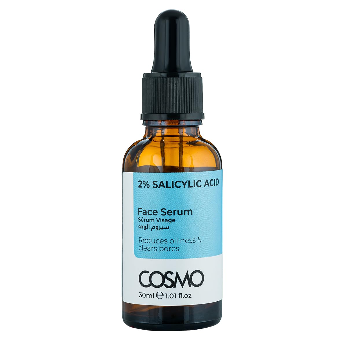 CD COSMO DESIGNS 2% Salicylic Acid Reduces Oiliness Clear Pores Face Serum 30ml, For Men & Women, Skins Care, Imperfections, Blackhead, Clogged Pore, Oily Skin, All Skin Types