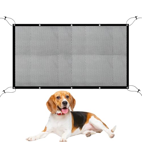 Hitburu Barreras Para Asientos De Coche Para Perros,Barrera Aislante Entre Asientos Para Vehículos - Red Plegable Aislante, Accesorios De Coches Antideslizantes Y Resistentes Para Uso En Automóviles Y