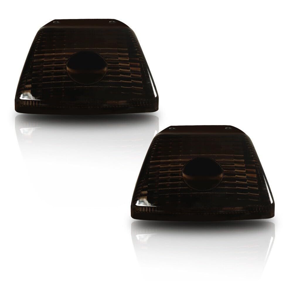 MNMSYH Smoked Lens Front Turn Signal Lamp Housings W463 Etc for Benz for G500 99-08 10-11 13-15 18-21 for G55 03-11 for G550 09-21 & 4x4 18 for G63 13-21 for G65 14-18 12V