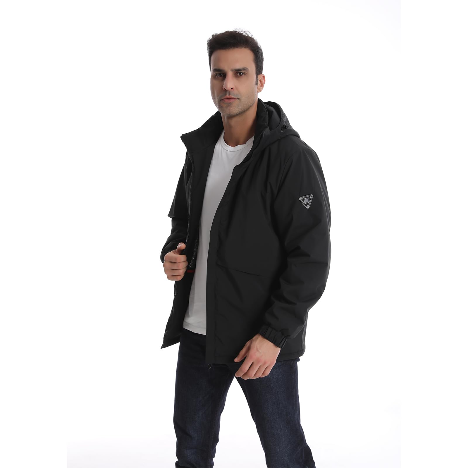 ALTWEIWEN Heated Jacket for Men with Power Bank,4 Large Area Graphene Heating Element