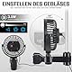 Grow Ventilator mit Clip, Oszillierender Ventilator, USB Grow Tent Fan, EC-Motor Lüfter mit Stufenlos Einstellbare Geschwindigkeiten und 1.8m Kabel, Umluftventilator für Growzelt & Growbox