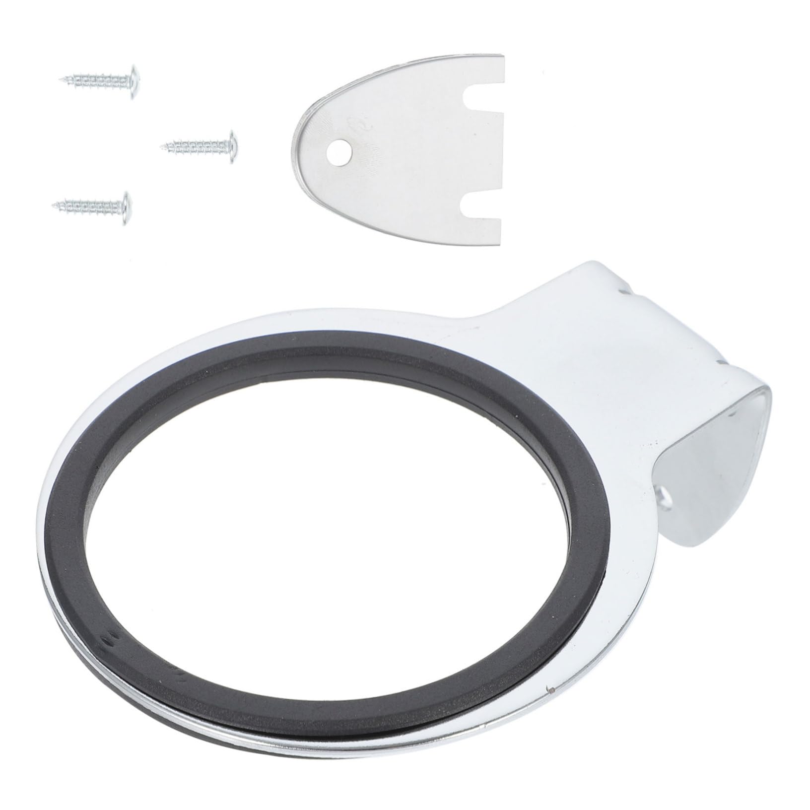 Beatifufu 2 Pcs Stainless Steel Hair Dryer Holder Wall Mount for Dryer Rack Strong Load-bearing Easy Installation