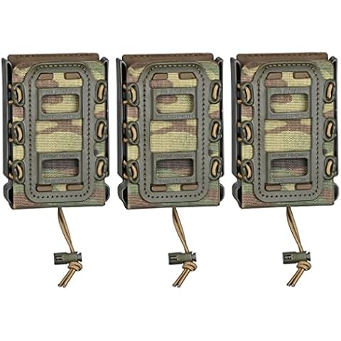 G-CODE Rifle Soft Shell Scorpion Mag Carrier - Pack of 3 - (Multicam) with R1 Clips- 100% Made in USA Cover