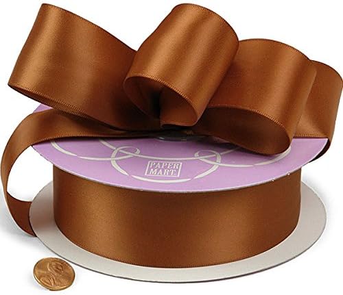 Copper Single Face Satin Ribbon 5/8" X 100 Yards