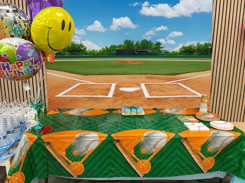 Fondo de fotografía 8X6FT con tema de béisbol miniatura 4