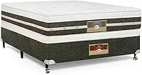 Cama Box + Colchão Castor Casal Silver Star Air Double Face Tenopedic 138x188x61cm