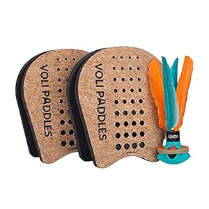 Waboba VOLI Paddle Game – Rethink Your Outdoor Game – Backyard Set Includes: 2 Wearable Paddles and 1 Oversized…