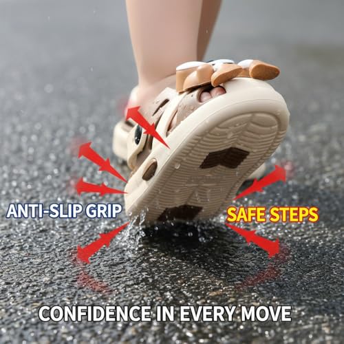 Image of GLJ Unisex Kids Comfort Sandal for Kid Boy & Girl, Age 1-5 Years, 1150