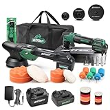 【日本限定】BATOCA S4+S2 ポリッシャー ダブルアクション 車 ミニ コードレス 小型 充電式【S4-30/50/75mm 2000-5500PRM DA/RO ワンタッチ切替 ブラシレスモーター搭載】【S2-125mm 2000-4500RPM】充電式 12V 2.5Ah/5.0Ah バッテリー 各1個 バイク/車用 ヘッドライト 磨き 収納バック・日本語説明書付き