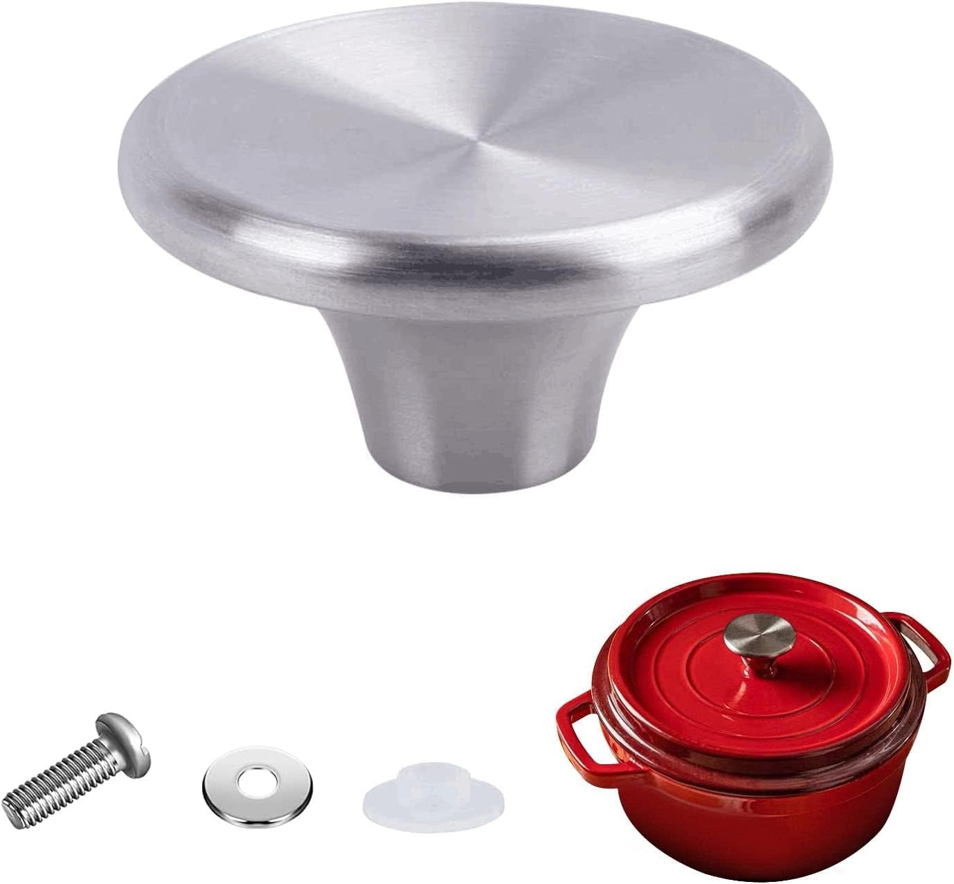 Dutch Oven Knob Stainless Steel Replacement Knob Pot Lid Handle