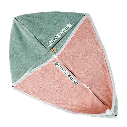 WLLHYF Asciugamano per capelli lunghi, asciugamano...
