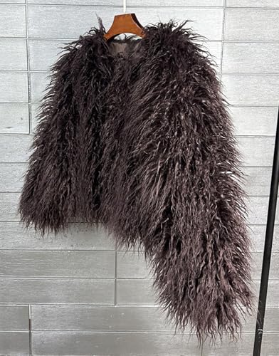Winter Fluffy Faux Fur Coat Women's Shaggy Jacket Long Sleeve Outwear3