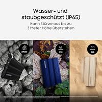 Samsung Portable SSD T7 Shield, 2 TB, USB 3.2 Gen.2, 1.050 MB/s Lesen, 1.000 MB/s Schreiben, Robuste externe Festplatte Outdoor für Mac, PC und Smartphone, Beige, MU-PE2T0K/EU – Ansicht 5