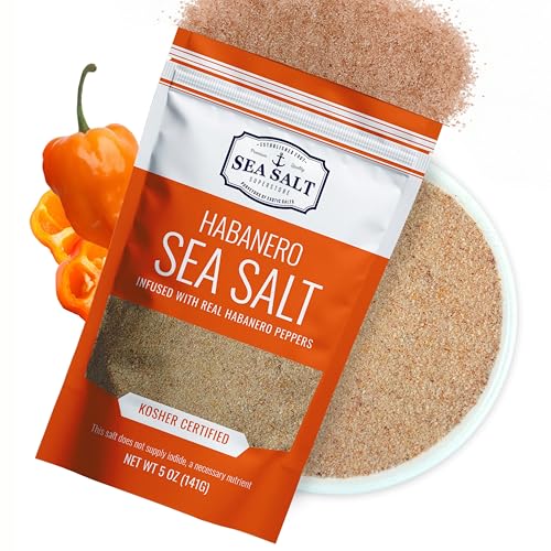 Sal de Mar Picante con Habanero Infundida 5 Oz Pouch miniatura 1