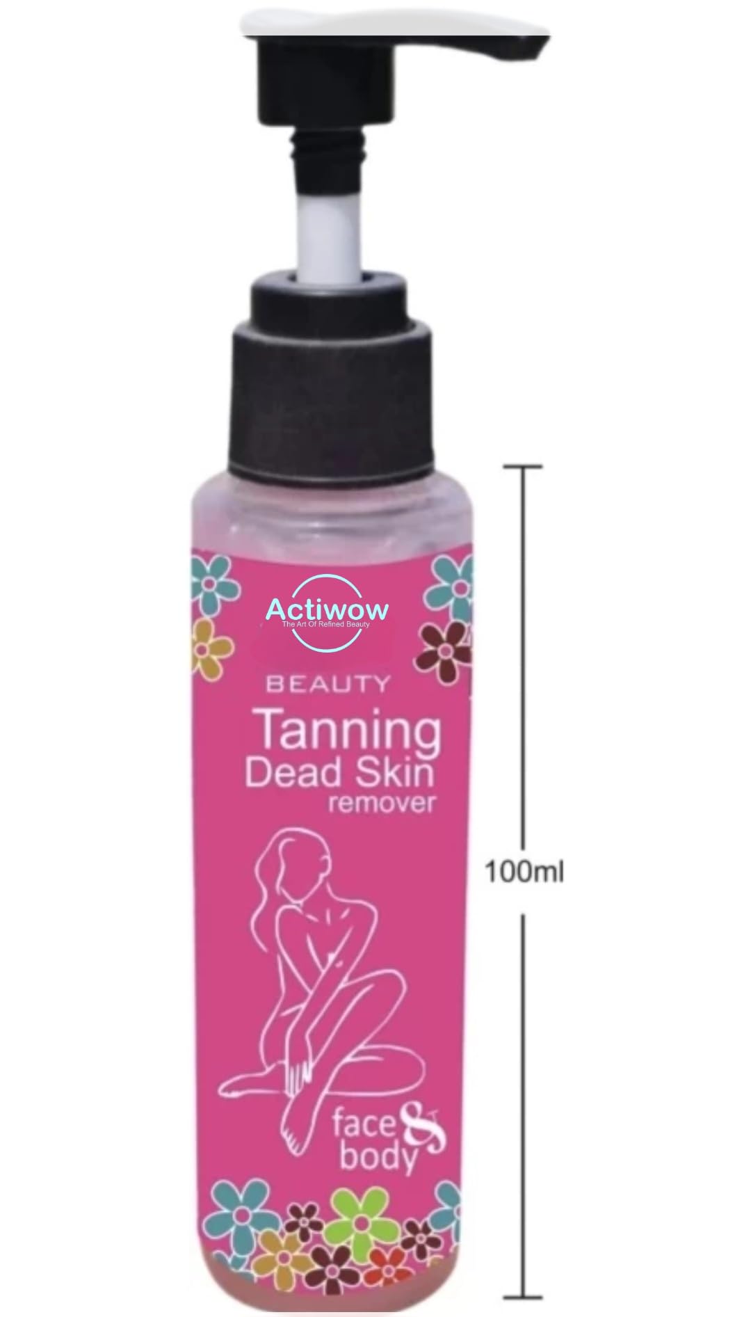 Actiwow Beauty Tanning Dead Skin Remover For Face and Body | Tan Skin Remover For Women (100Ml) 2