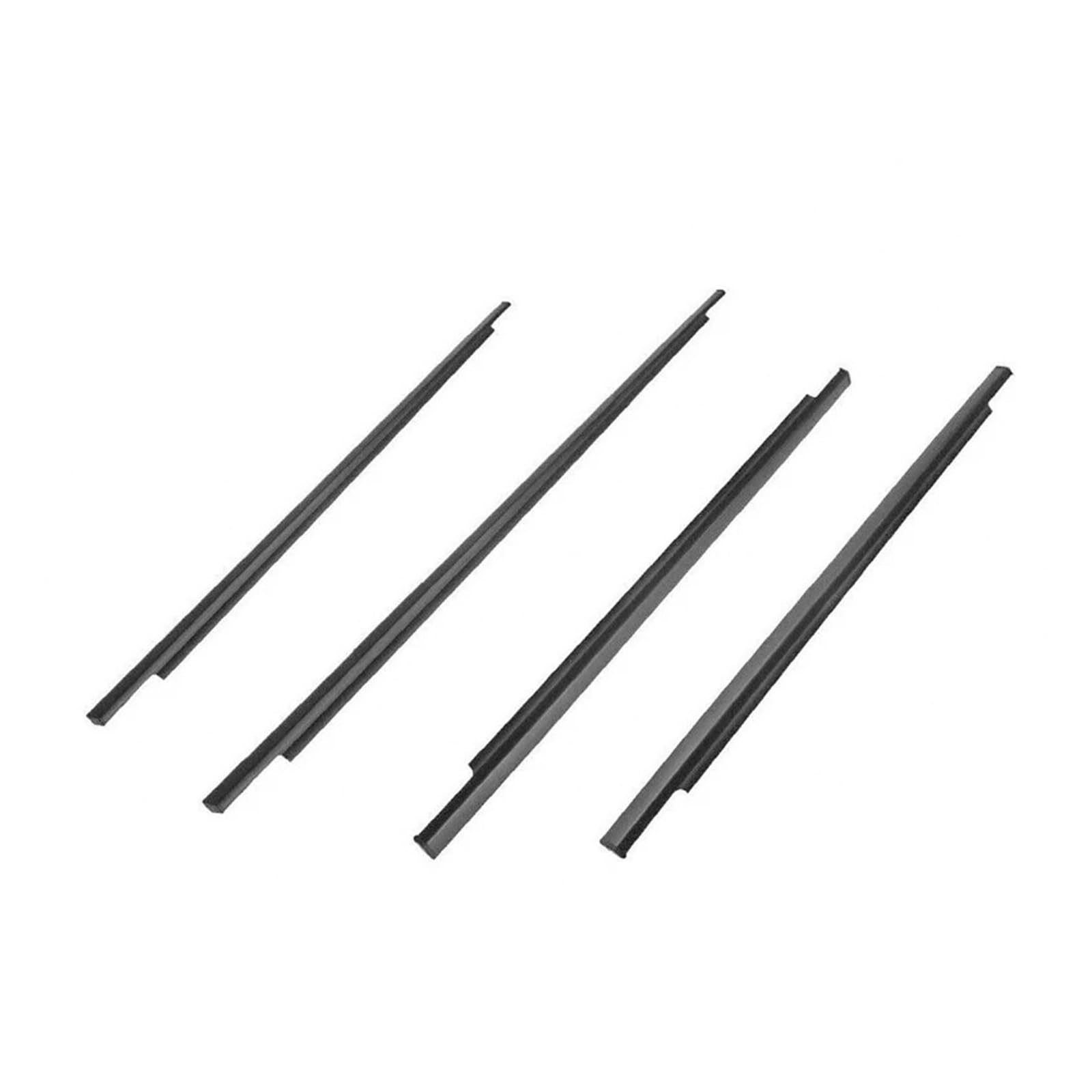 Toudayuhp One Color 4Pcs Car Door Window Glass Seal Moulding Trim Compatible With Fj Cruiser 2007-2014