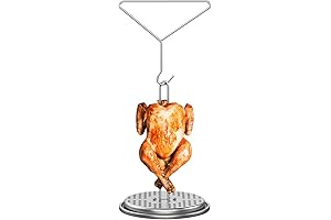 Turkey Frying Rack Kit - Effortless Vertical Roasting Stand