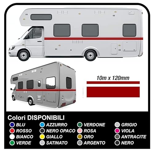 Adesivi per CAMPER in VINILE STRISCE da 10 METRI