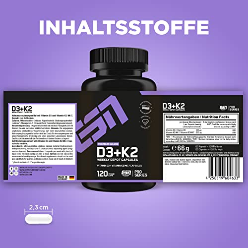 ESN-Vitamin-D3-K2-120-Kapseln-fur-Immunsystem-Knochen-und-Blutgewinnung-geprufte-Qualitat-vegan-made-in-Germany