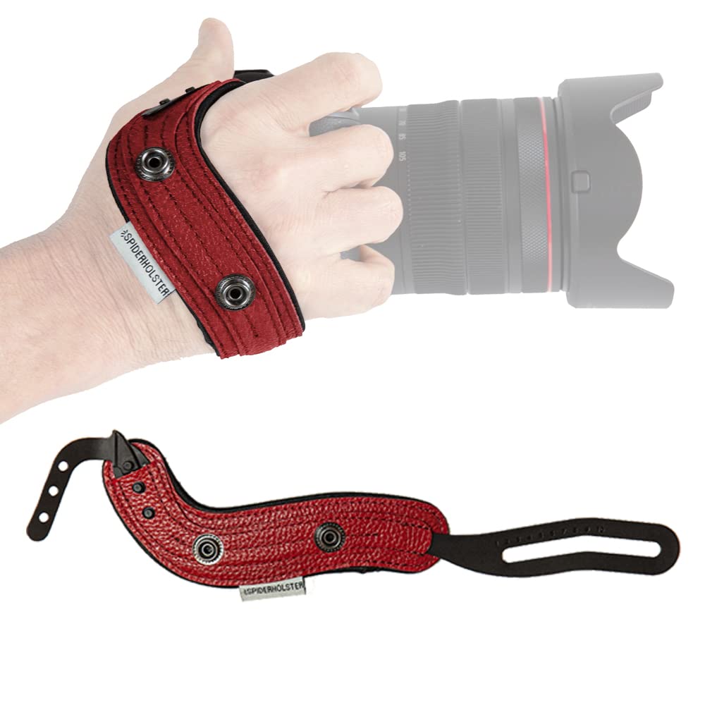 SPIDER HOLSTERSpiderPro Camera Wrist Strap v2 with Snap Mount and Optional Hand Strap - DSLR and Mirrorless Compatible