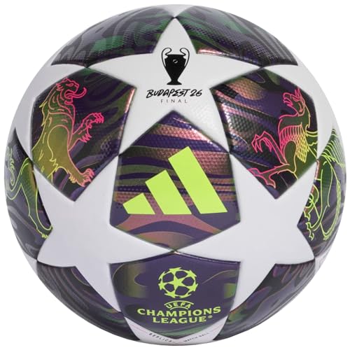 adidas UEFA Champions League FIFA Final League Replica Ball JX9095 - Balón de fútbol Unisex, Color Morado, Talla 4