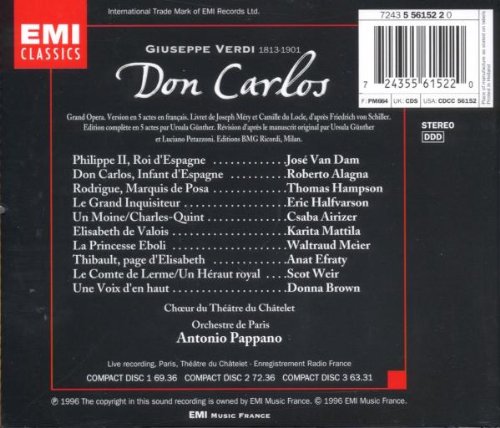 Don Carlos in Francese - Op.Compl.