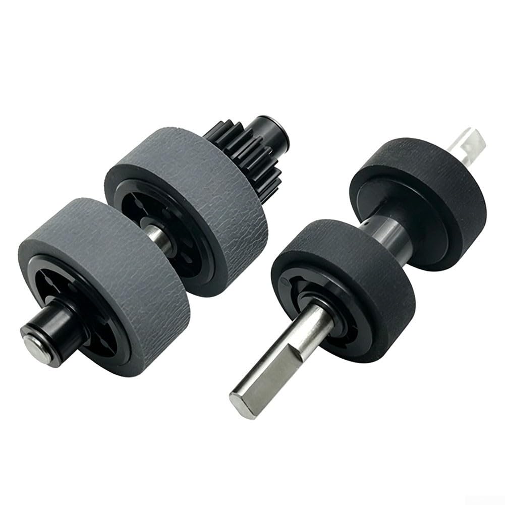 Hochgeschwindigkeits-Papiereinzugsrollen-Set für Panasonic Scanner KV-SS058 KV-SS059, ABS + Metall Ersatzteile für KV-S1026C KV-S1046C