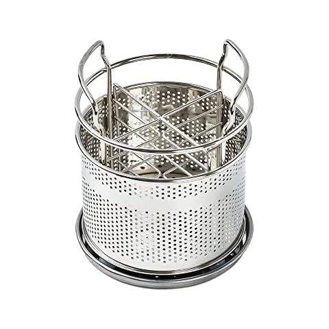 HOME&I Large Round Utensil Holder Organizer Cover
